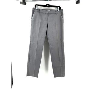 Express Columnist Women's Gray Flat Front Straight Leg Work Pants Size 6R